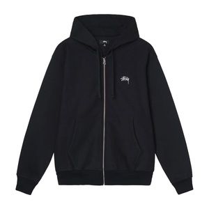 Stussy Stock Logo Zip Hoodie